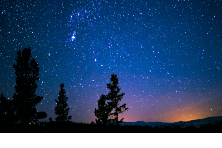 the stars at night